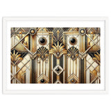 Art Deco Gold Geometric Pattern thumbnail