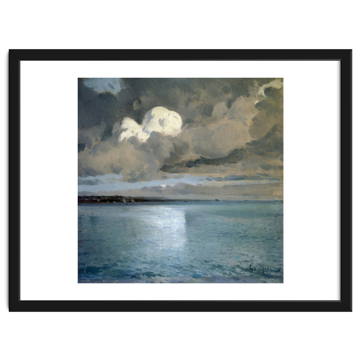 SEA LANDSCAPE OF CADAQUES ("MARINA DE CADAQUES") - OIL ON TABLE - 70X71 CM.