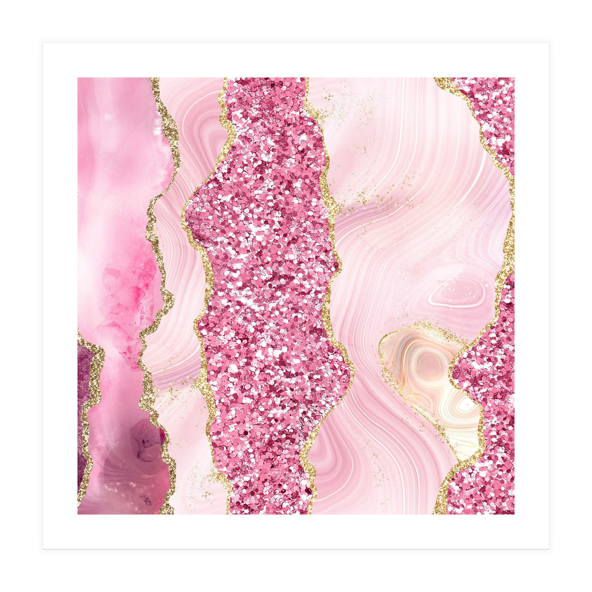 Agate Glitter Dazzle Texture 09  (Print Only)