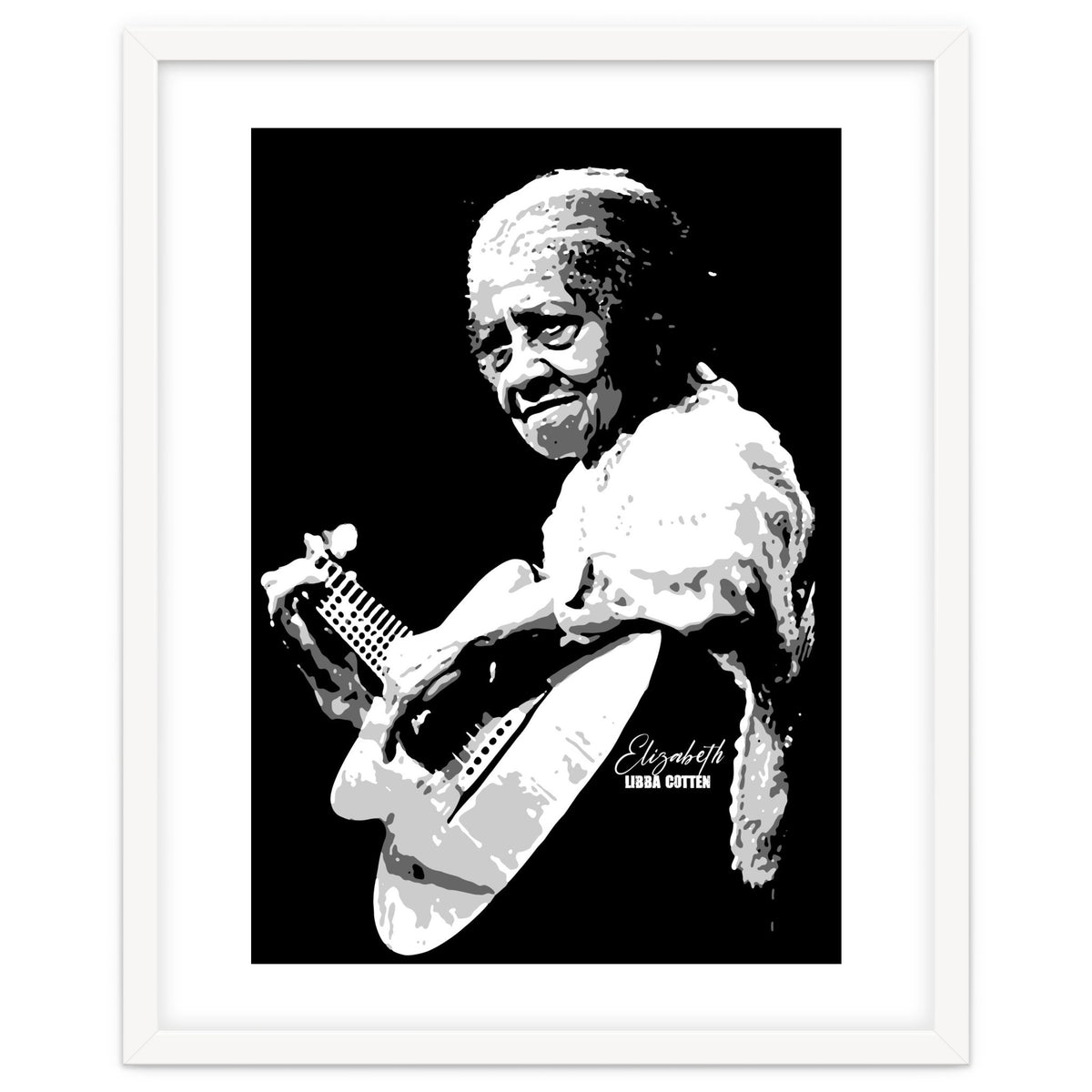 Elizabeth Cotten Folk and Blues Musician Legend