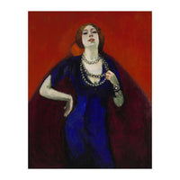 The Blue Dress. Date: 1911. Dimensions: 146.2 cm x 114.4 cm, 161.0 cm x 129.4 cm. (Print Only)