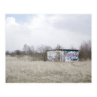 Graffiti barn in the middle of nowhere (Print Only)