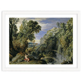 Pedro Pablo Rubens; Paul Bril / 'Landscape with Psyche and Jupiter', 1610; ca. 1630, Flemish Scho... thumbnail