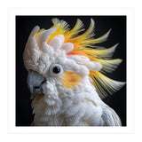 Beautiful Cockatoo Parrot Portrait Headshot (Print Only) thumbnail