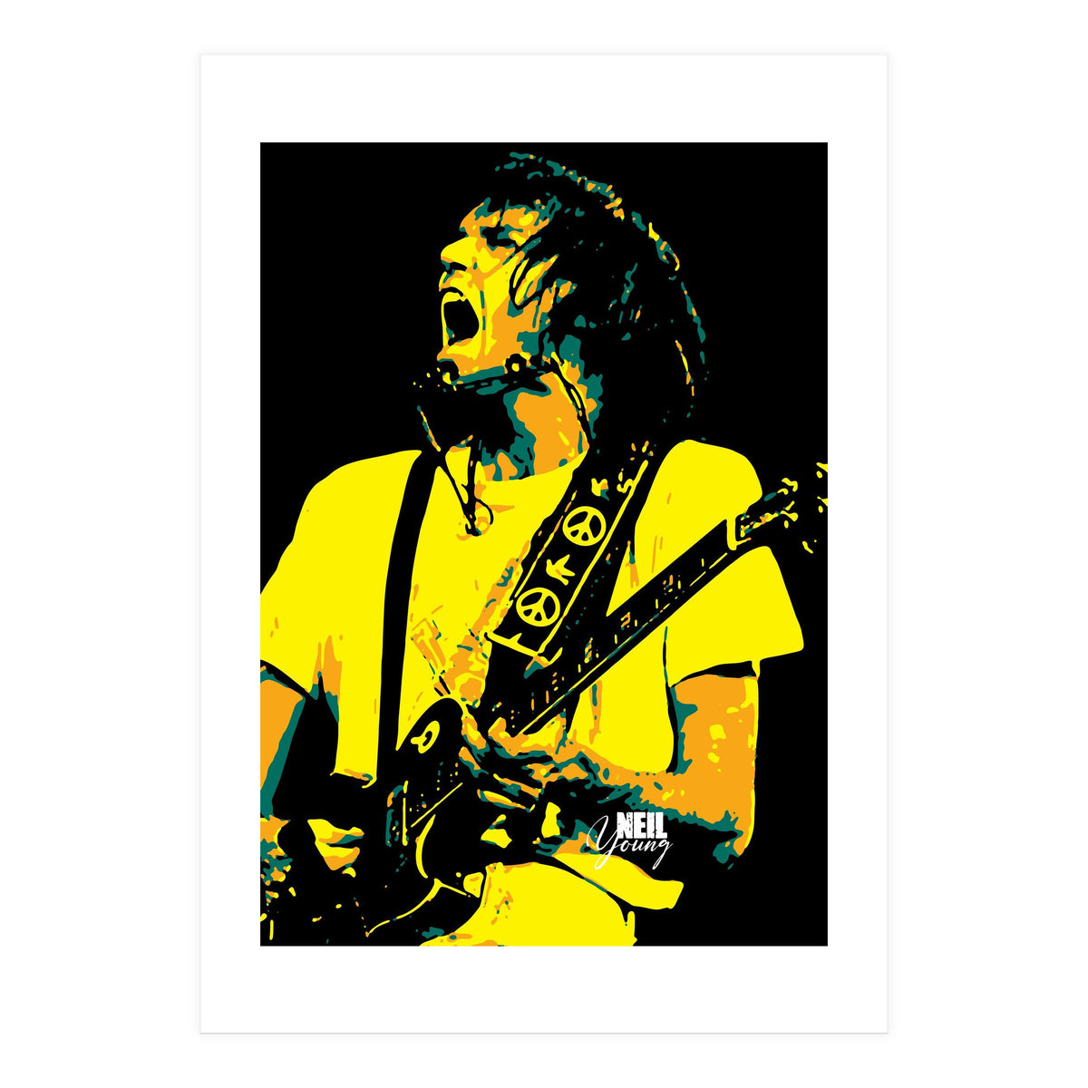 Neil Young Musician Legend 2 (Print Only)