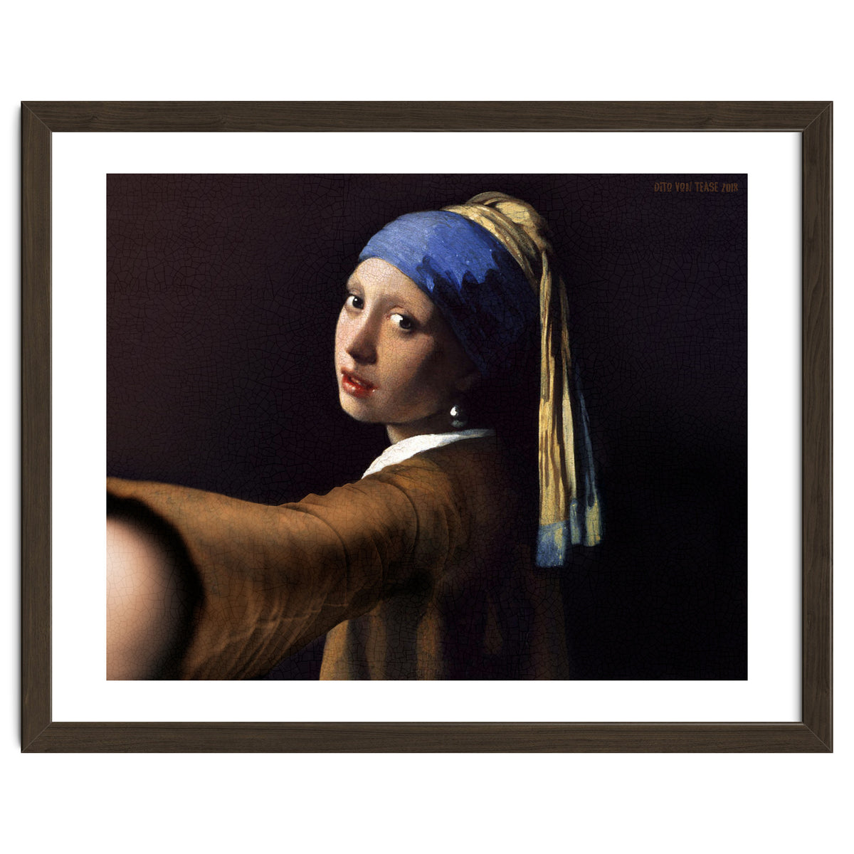 Girl With A Pearl Earring - Vermeer - Selfie