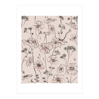 Wild Roses Floral Pattern (Print Only)