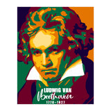 Ludwig Van Beethoven Colorful Art (Print Only) thumbnail