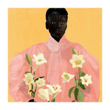 Girl Holding Flowers 2 (Print Only) thumbnail