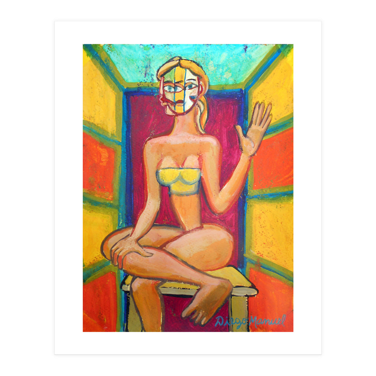 Mujer En La Silla 11 (Print Only)