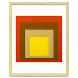 Josef Albers - Red, Brown, Golden thumbnail