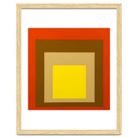Josef Albers - Red, Brown, Golden