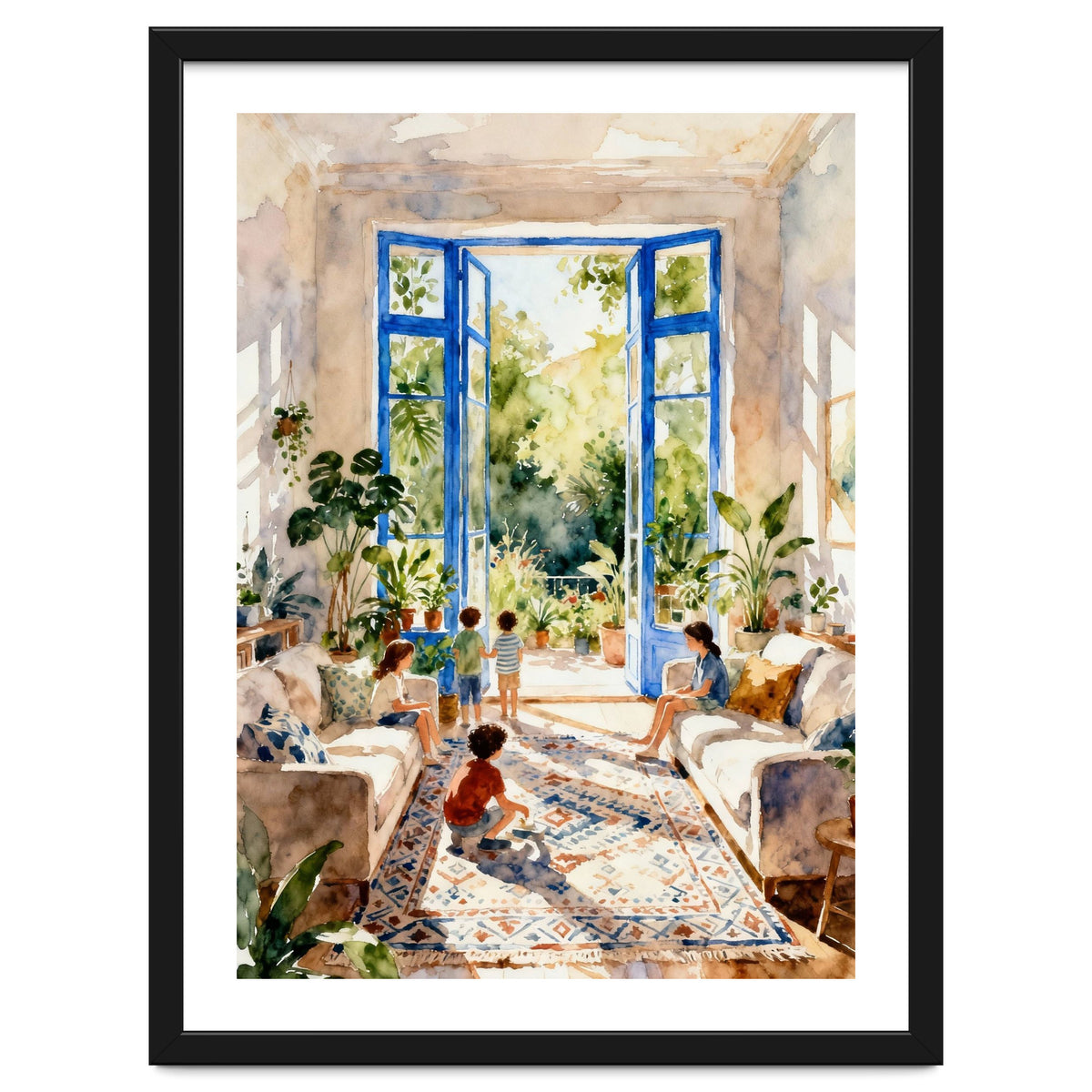 Matisse Inspired Family Room