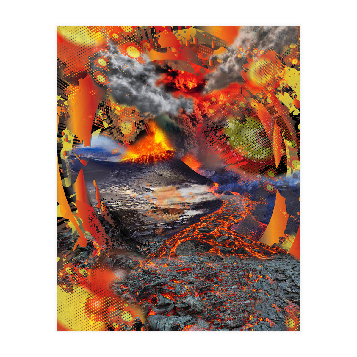 Volcano Eruption (Print Only)