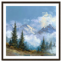 Majestic Snow-Capped Alpine Peaks