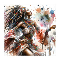 Skyward Beadwork Dancer Portrait (Print Only)