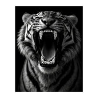 Roaring Tiger portrait  (Print Only)