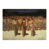 Giuseppe Pellizza da Volpedo / 'The Fourth State', 1901, Oil on canvas, 293 × 545 cm. (Print Only) thumbnail