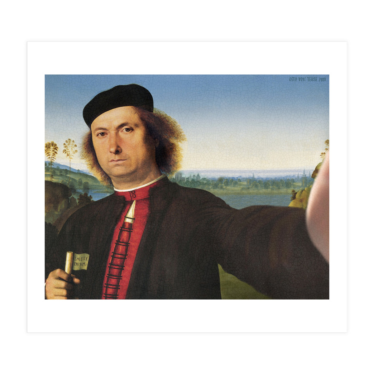 Francesco delle Opere - Pietro Perugino - Selfie (Print Only)