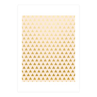 Blush + Gold Triangles #society6 #decor #buyart (Print Only)