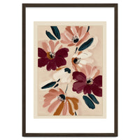 Blush And Wine Blossoms I