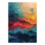 Abstract Textured Mountain Landscape (Print Only) thumbnail