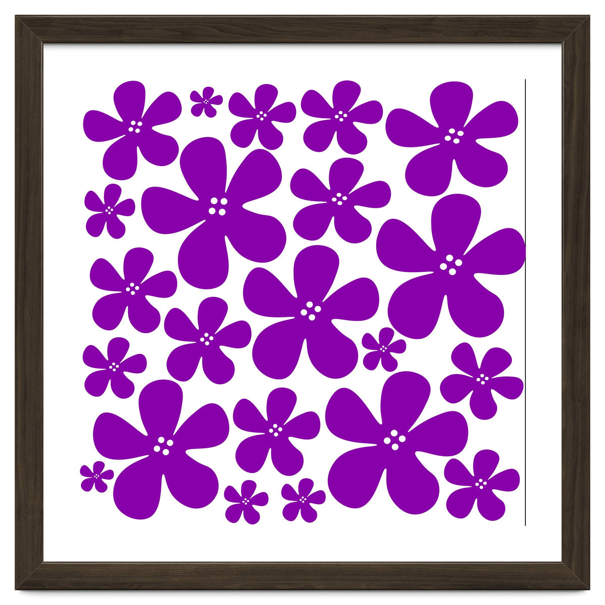 Purple Flowers Pattern