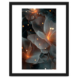 Ethereal Glowing Flora: Abstract Translucent Petals thumbnail