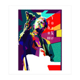 Thom Yorke Singer Musician Pop Art WPAP (Print Only) thumbnail