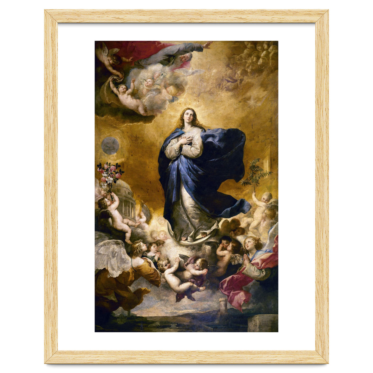 Immaculate Conception. Painted in Naples in 1635. Salamanca, Las Agostinas Church. JUSEPE DE RIBERA.