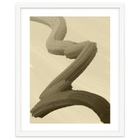 Brushstrokes in Sepia