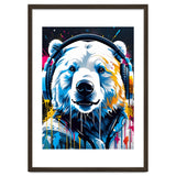 Polar Bear In Headphones, Graffiti thumbnail
