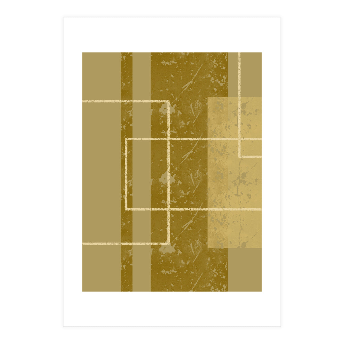 Golden Construction (Print Only)