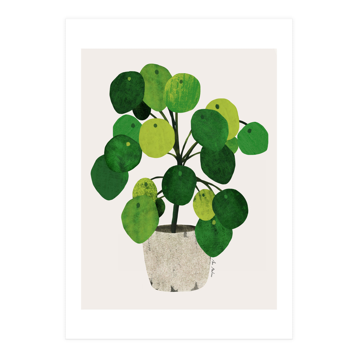 Pilea Plant (Print Only)