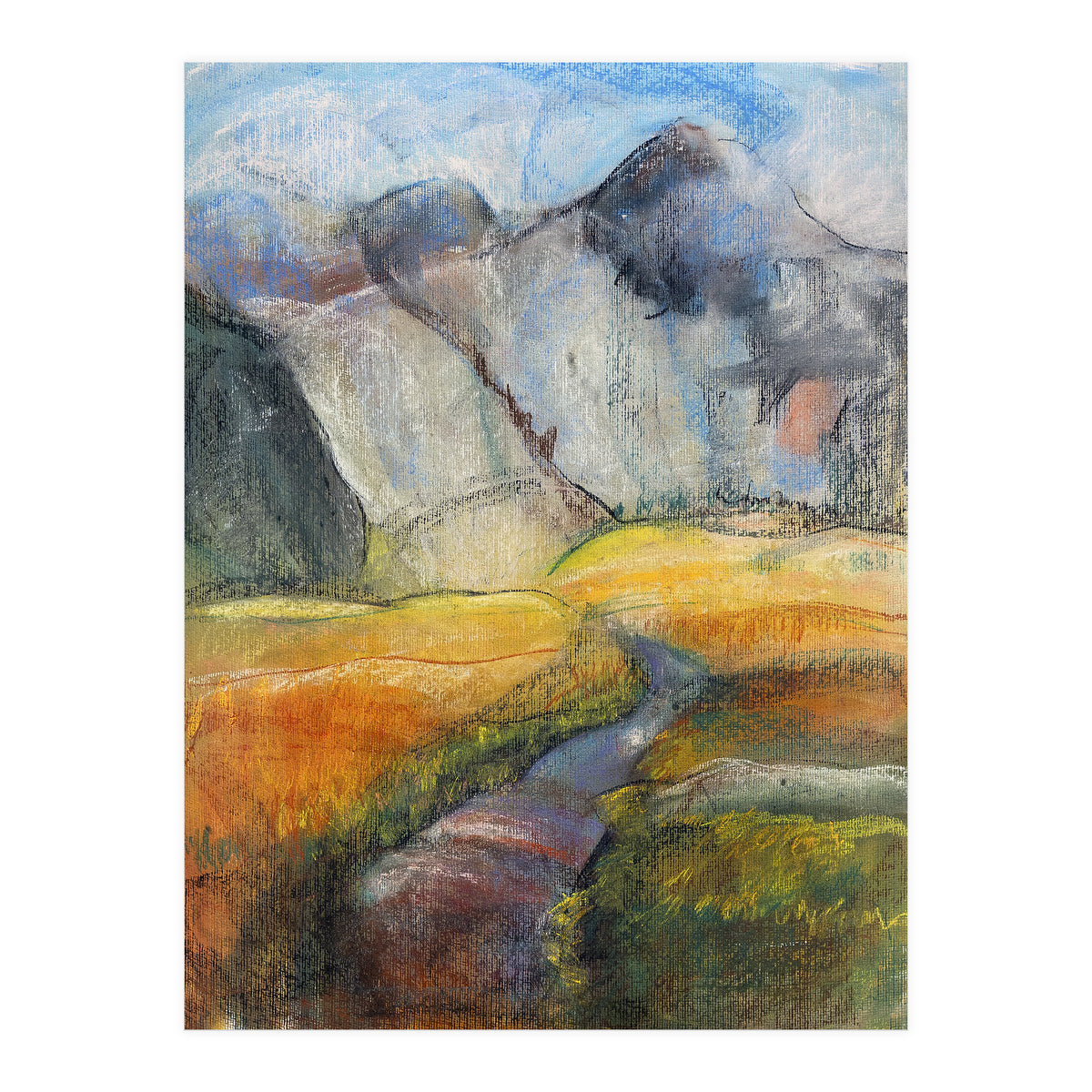 Yosemite Mountain Cliffs (Print Only)