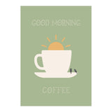 GOOD MORNING COFFEE with birds (Print Only) thumbnail