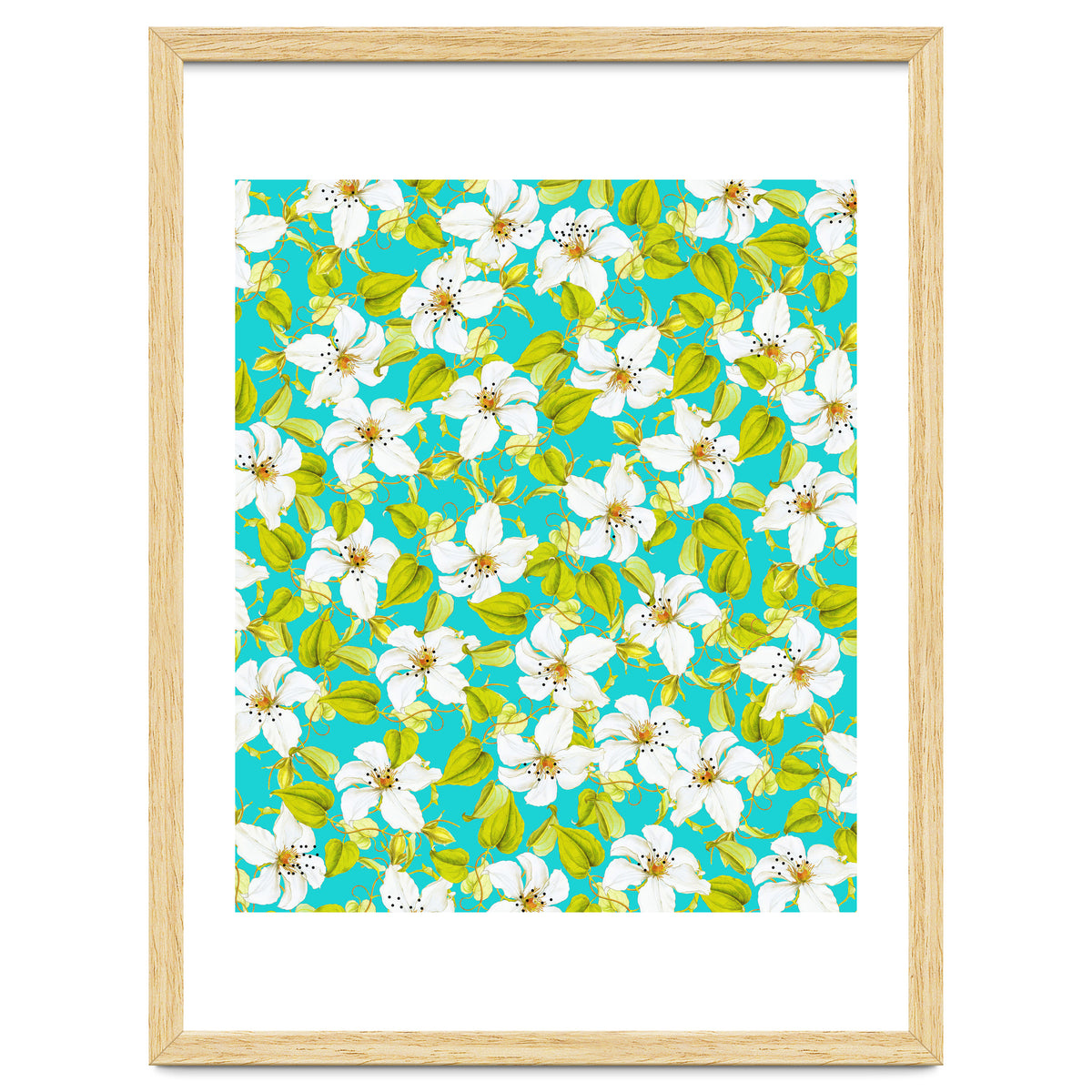 White Floral #society6 #decor #pattern