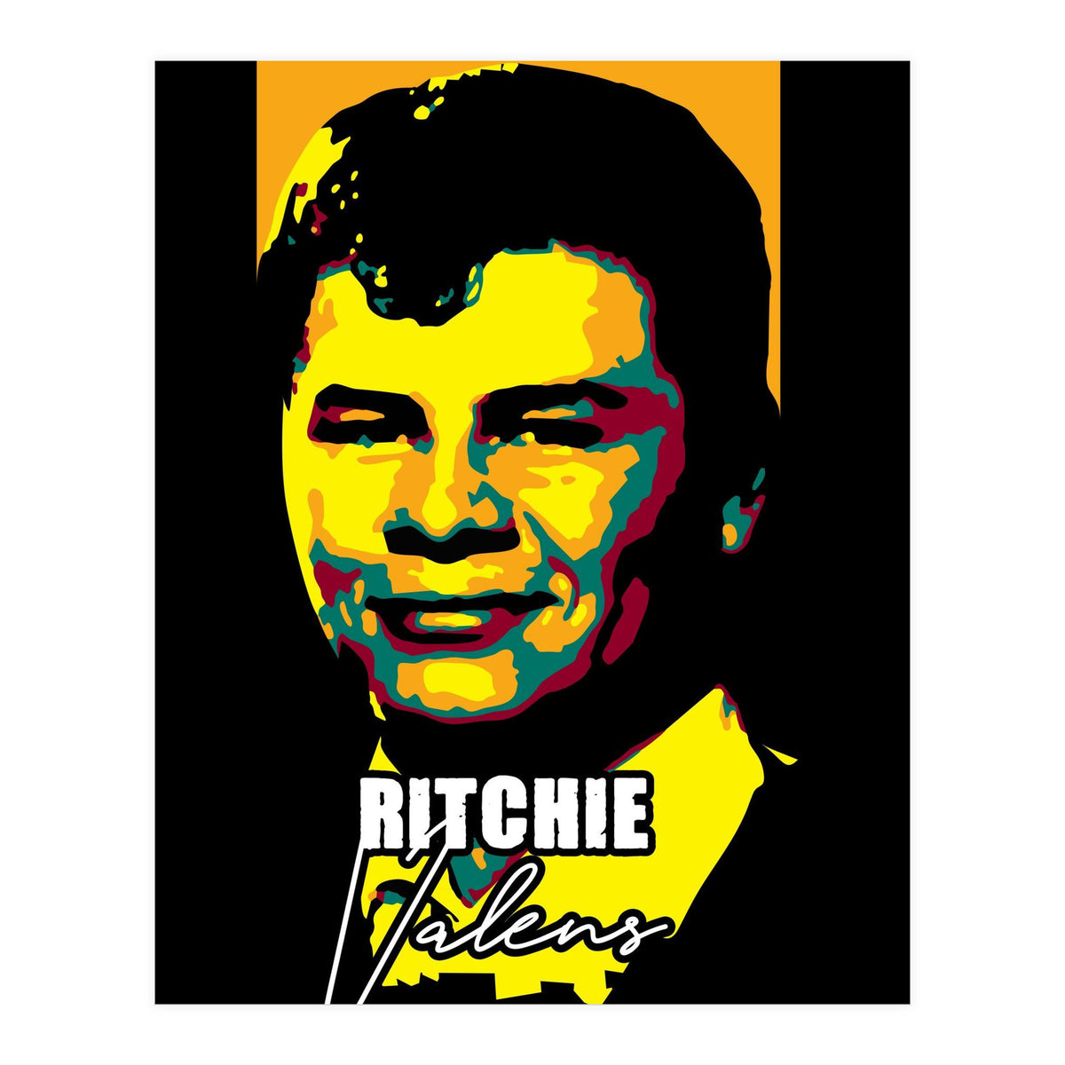 Ritchie Valens American Musician Guitarist Legend (Print Only)