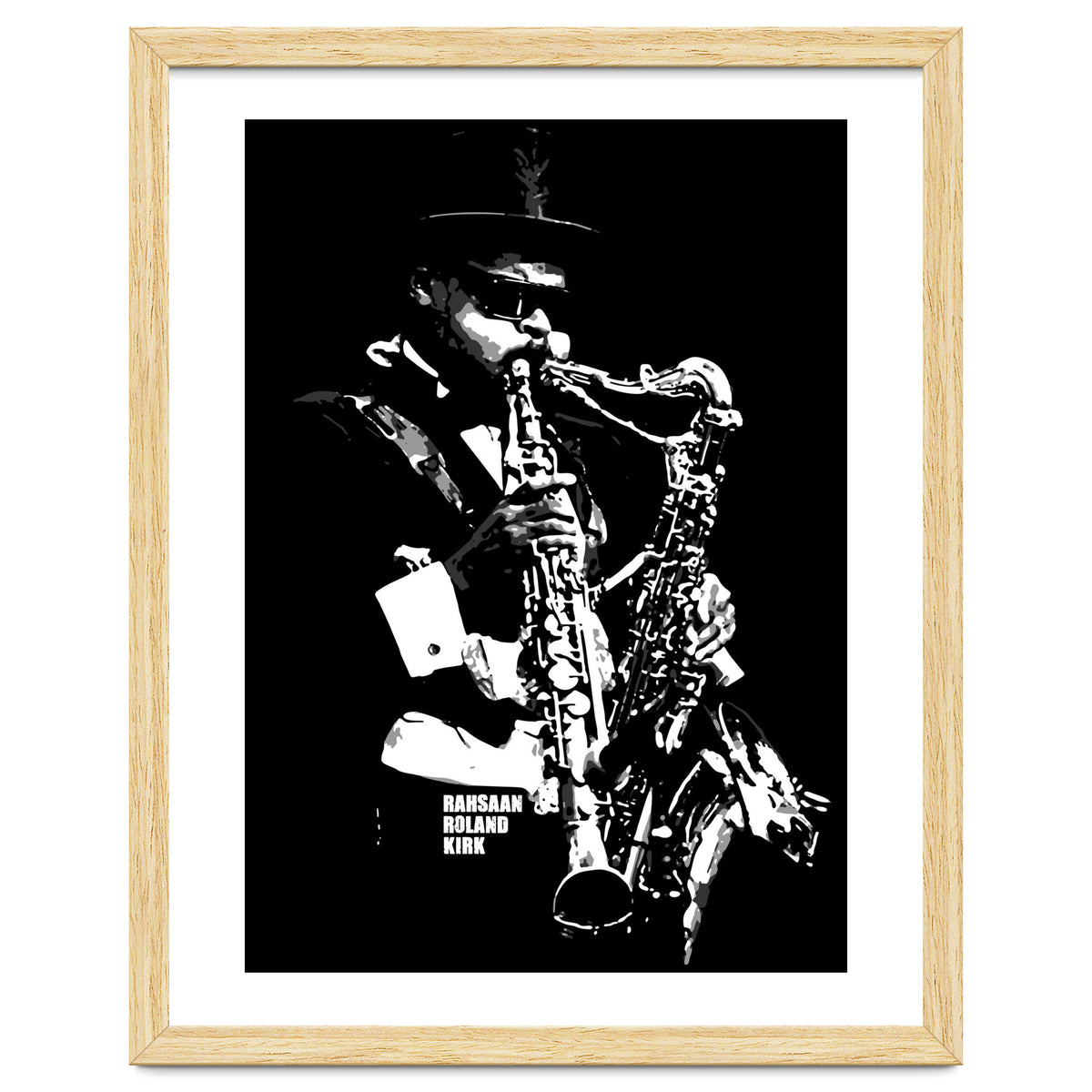 Rahsaan Roland Kirk American Jazz Multi-Instrumentalist