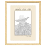 Portrait Of Patience Escalier Vincent Van Gogh Ascii Art thumbnail