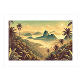 Vintage Brazil, Rio De Janeiro Tropics Poster (Print Only) thumbnail