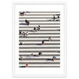 Rain Crossing | Polka Dots Zebra Crossing On The Street | Rain Eclectic Modern Graphic Design thumbnail