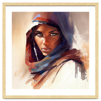 Watercolor Tuareg Woman #10