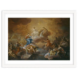 Corrado Giaquinto / 'La Santísima Trinidad, la Virgen y santos', 1755-1756, Italian School. thumbnail