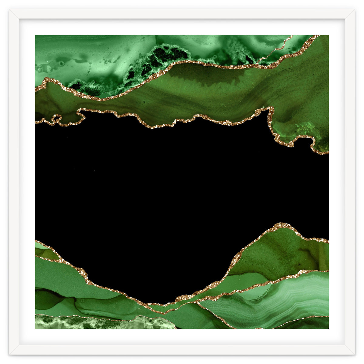 Green & Gold Agate Texture 18