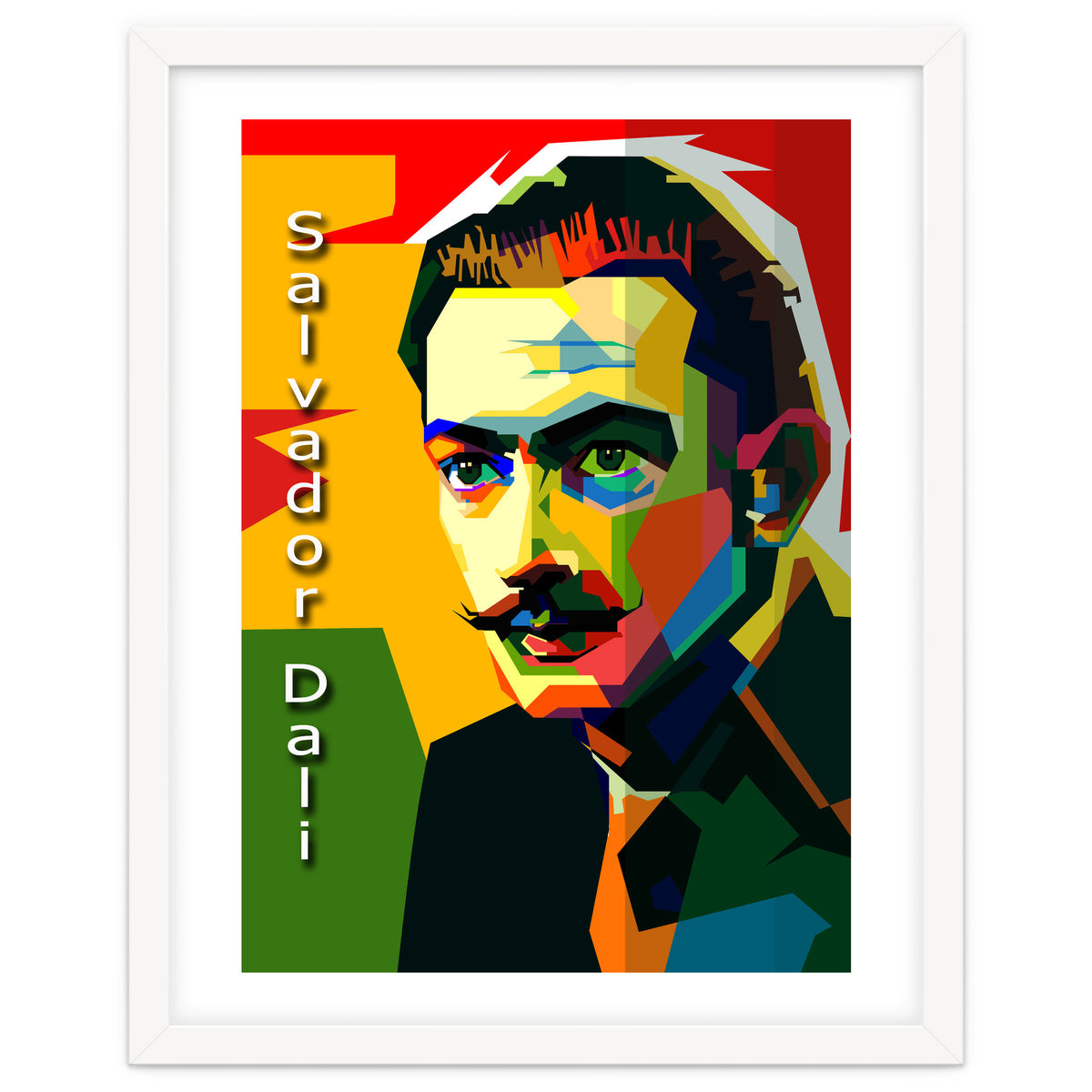 Salvador Dali Maestro Painting In Pop Art WPAP