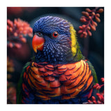 Vibrant Rainbow Lorikeet Parrot Close Up Portrait (Print Only) thumbnail