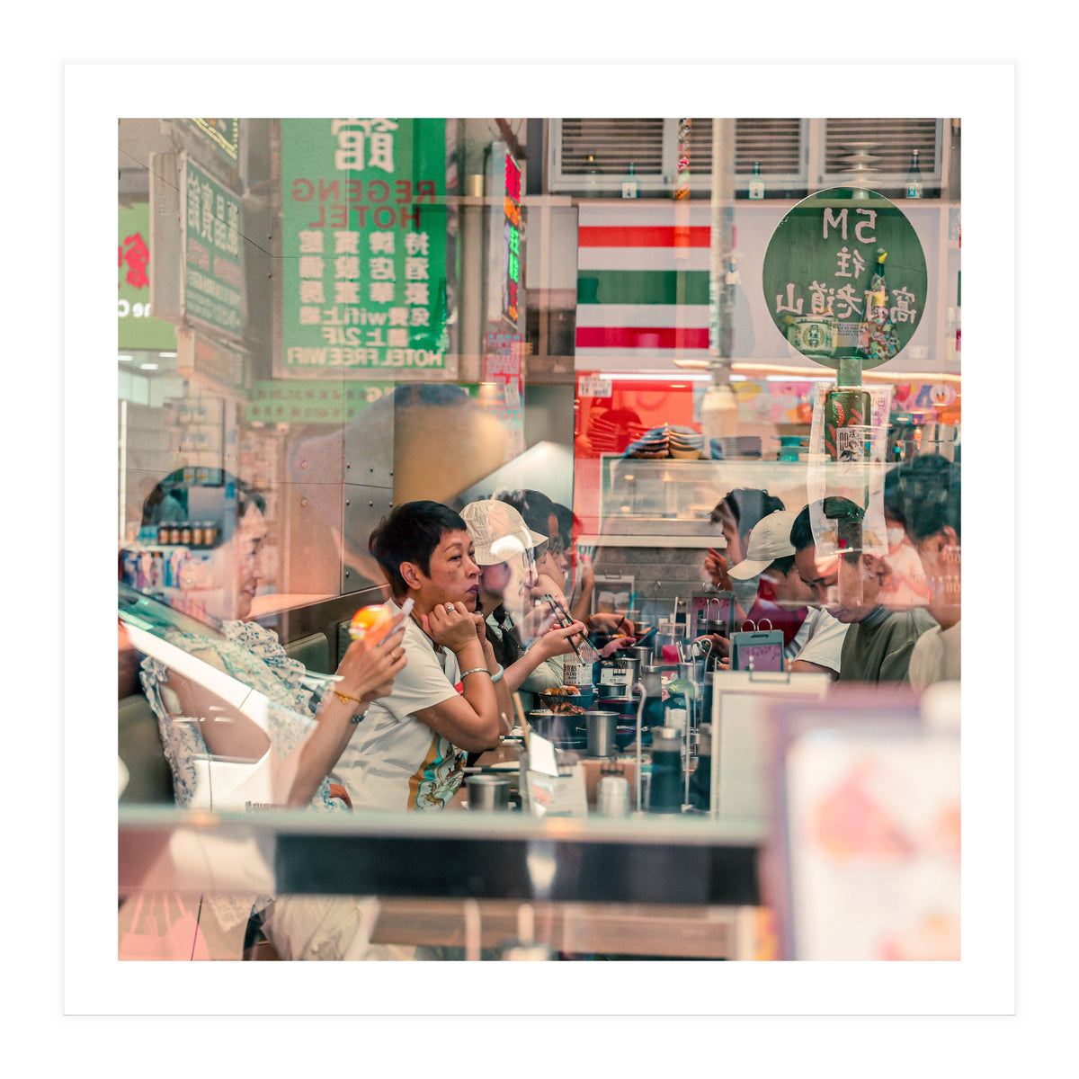 Through the Glass - Hong Kong (Print Only)
