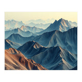 Hyper-Realistic Mountain Range Landscape Art (Print Only) thumbnail