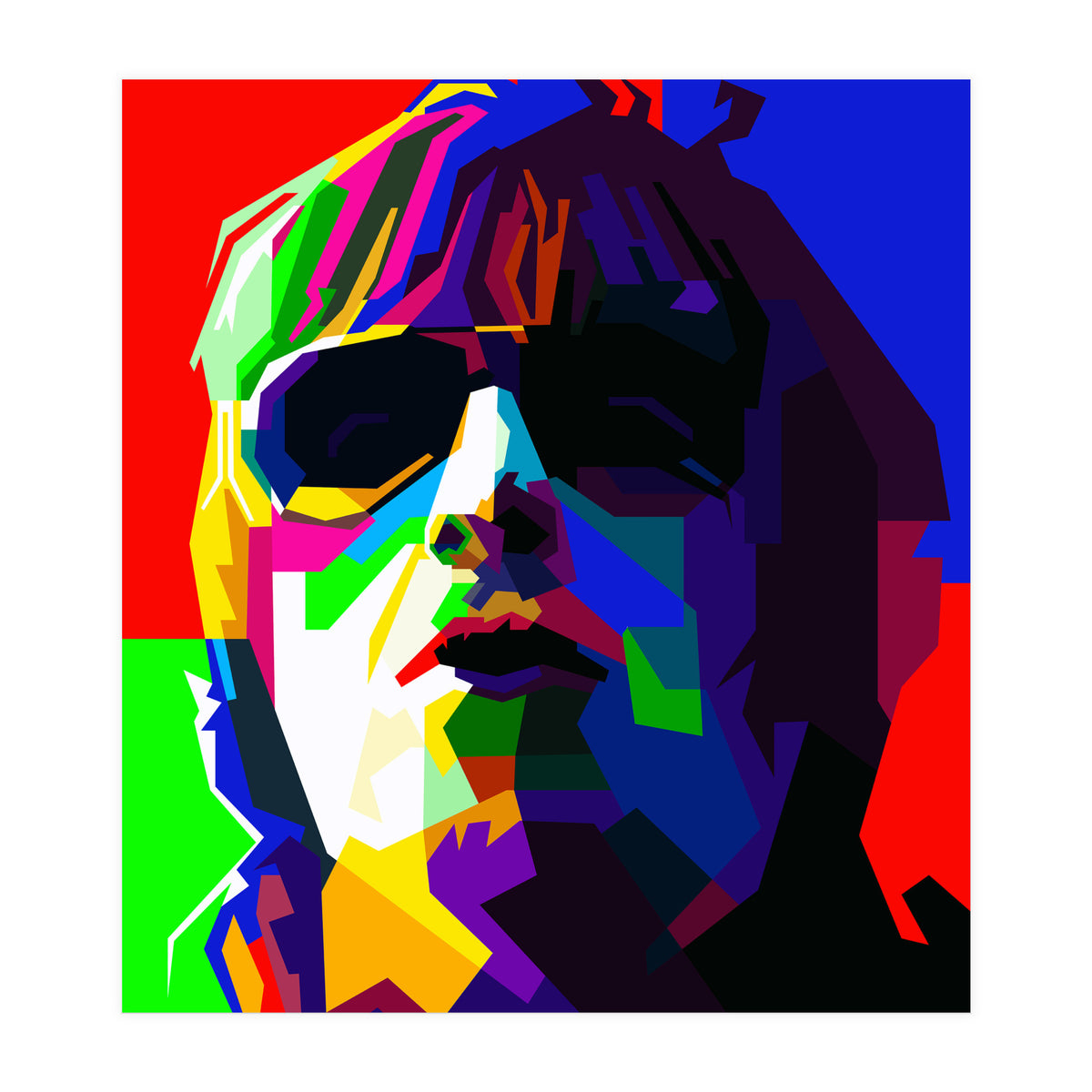 Liam Galagher OASIS Singer Pop Art WPAP (Print Only)